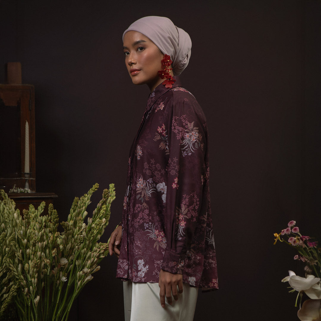 Aruna Maroon Top