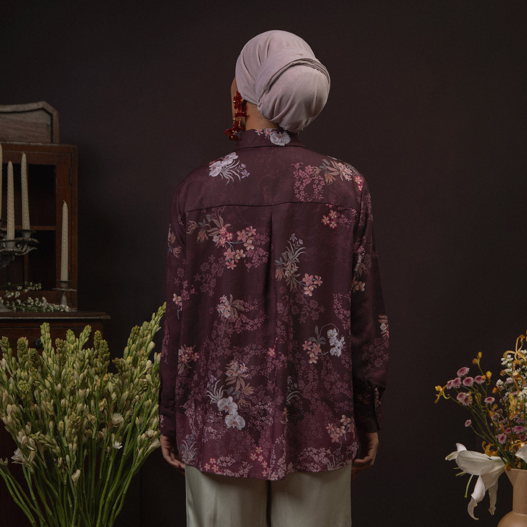 Aruna Maroon Top