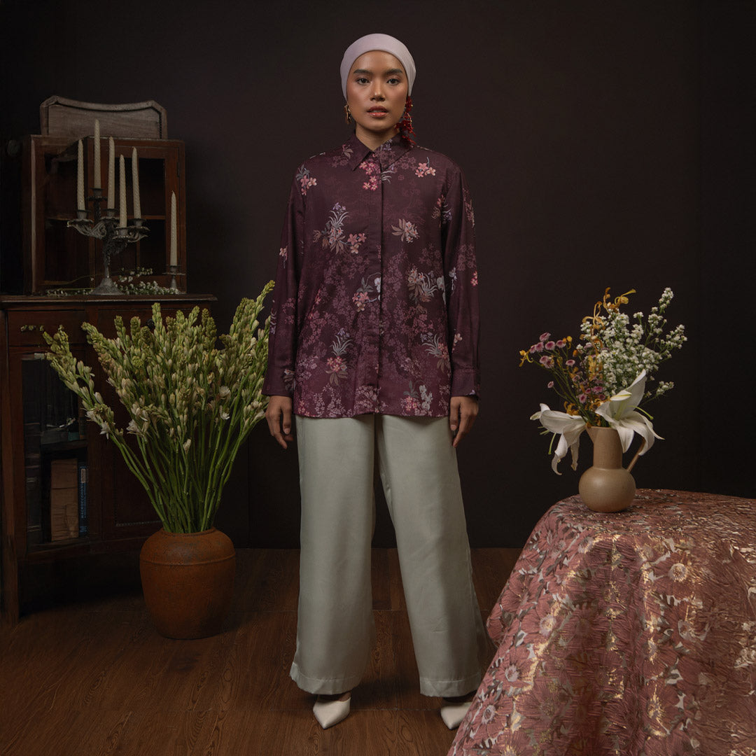 Aruna Maroon Top