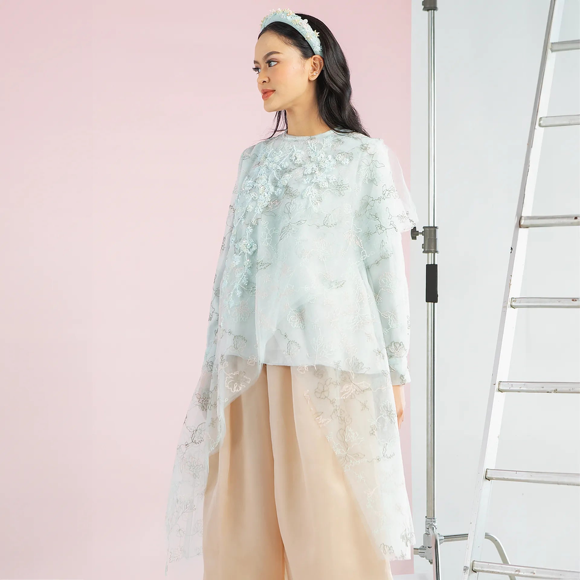 Avla Mint Outerwear | HijabChic