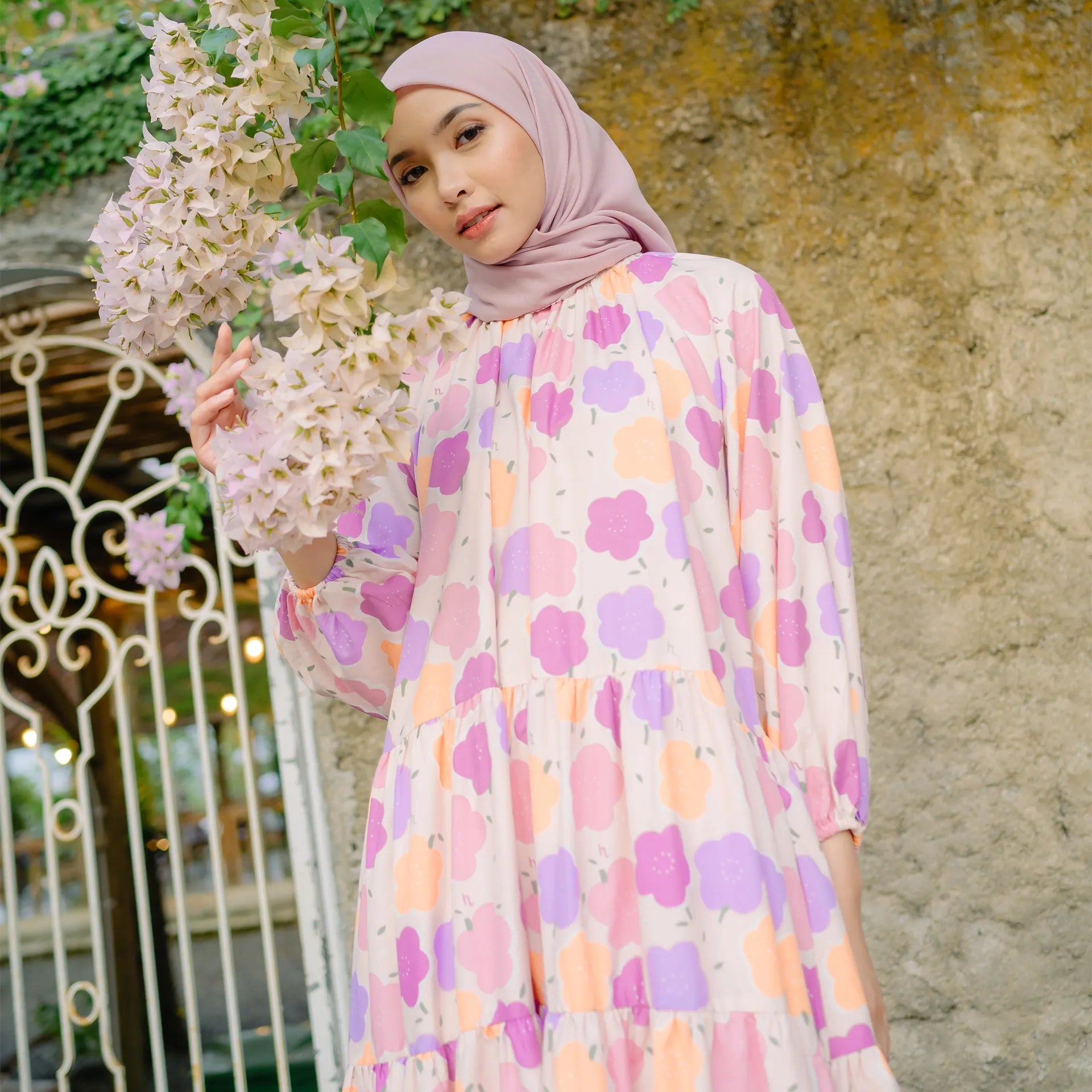 Abigail Multicolour Dress HijabChic