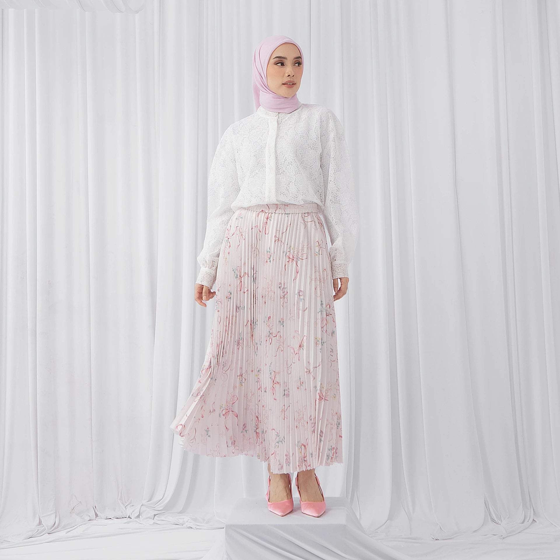 alle everlasting pink skirt hijabchic 2