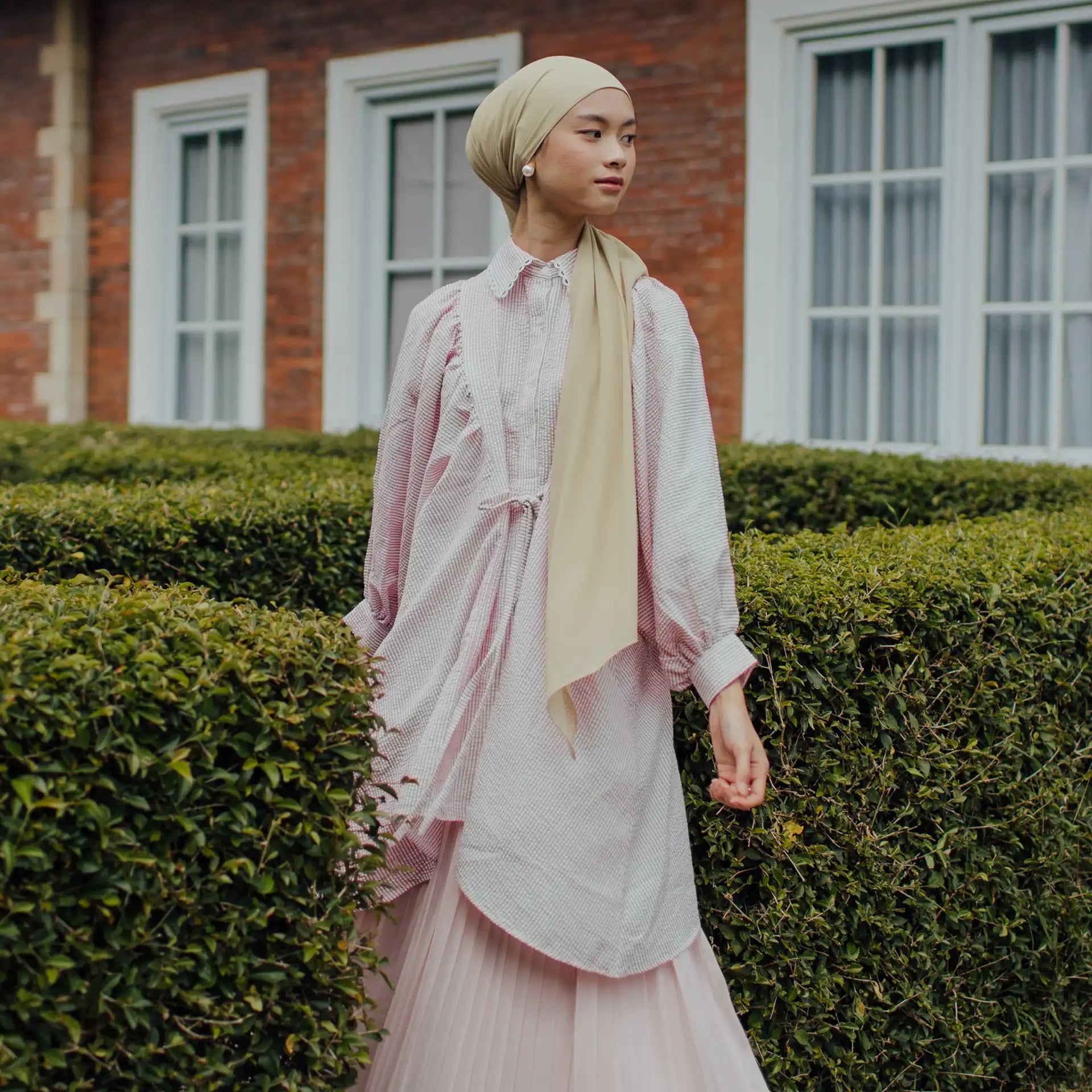 Alta Stripe Pink Tunic | HijabChic