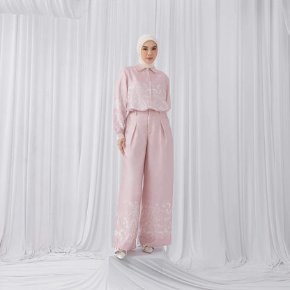 Alura Enchanted Pink Coquette Pants | HijabChic