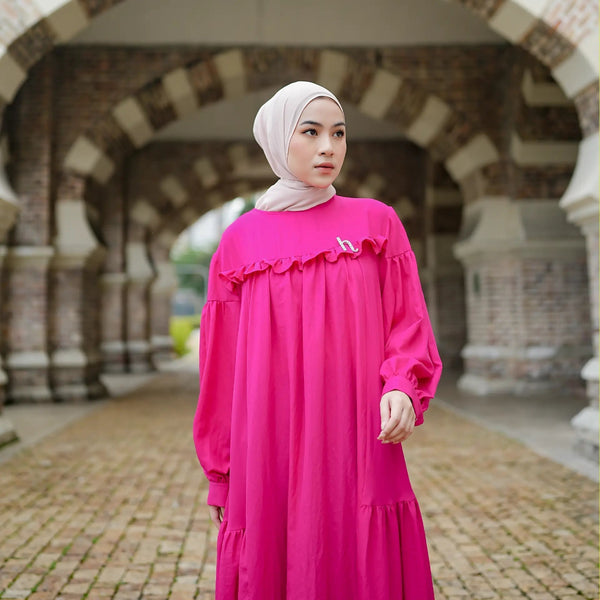 Ameera Fuchsia Dress HijabChic