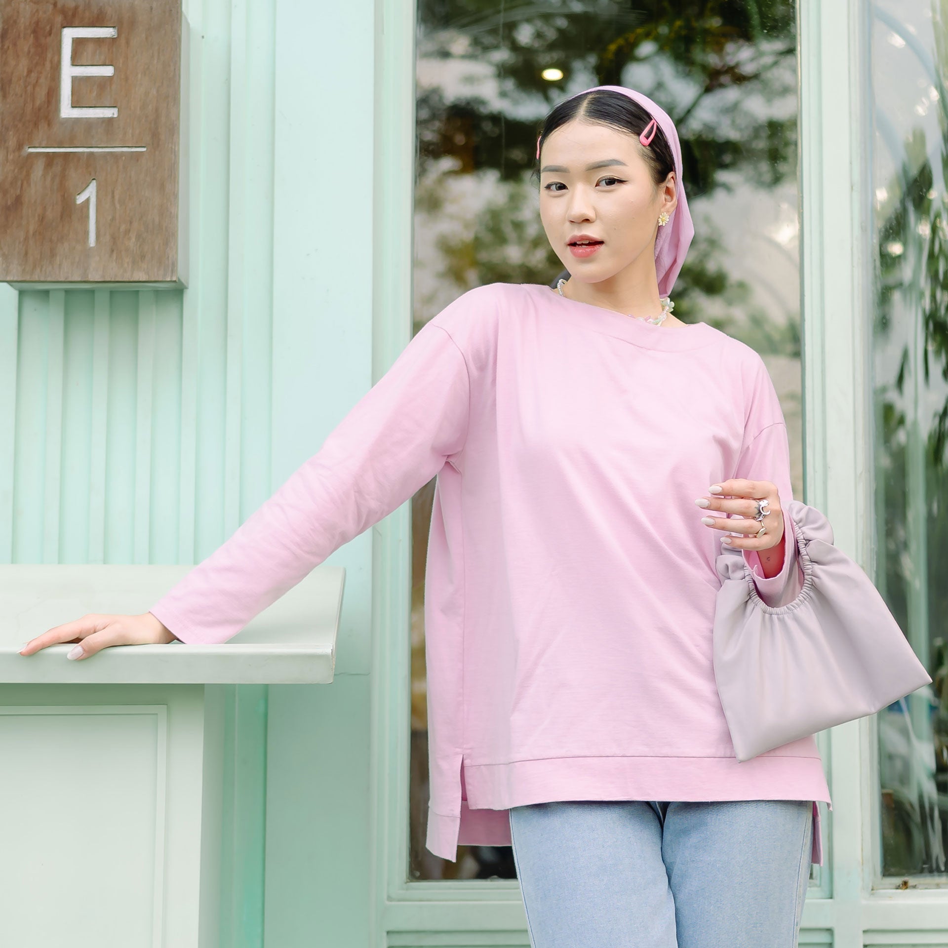 Anaira Dusty Pink Tops | HijabChic