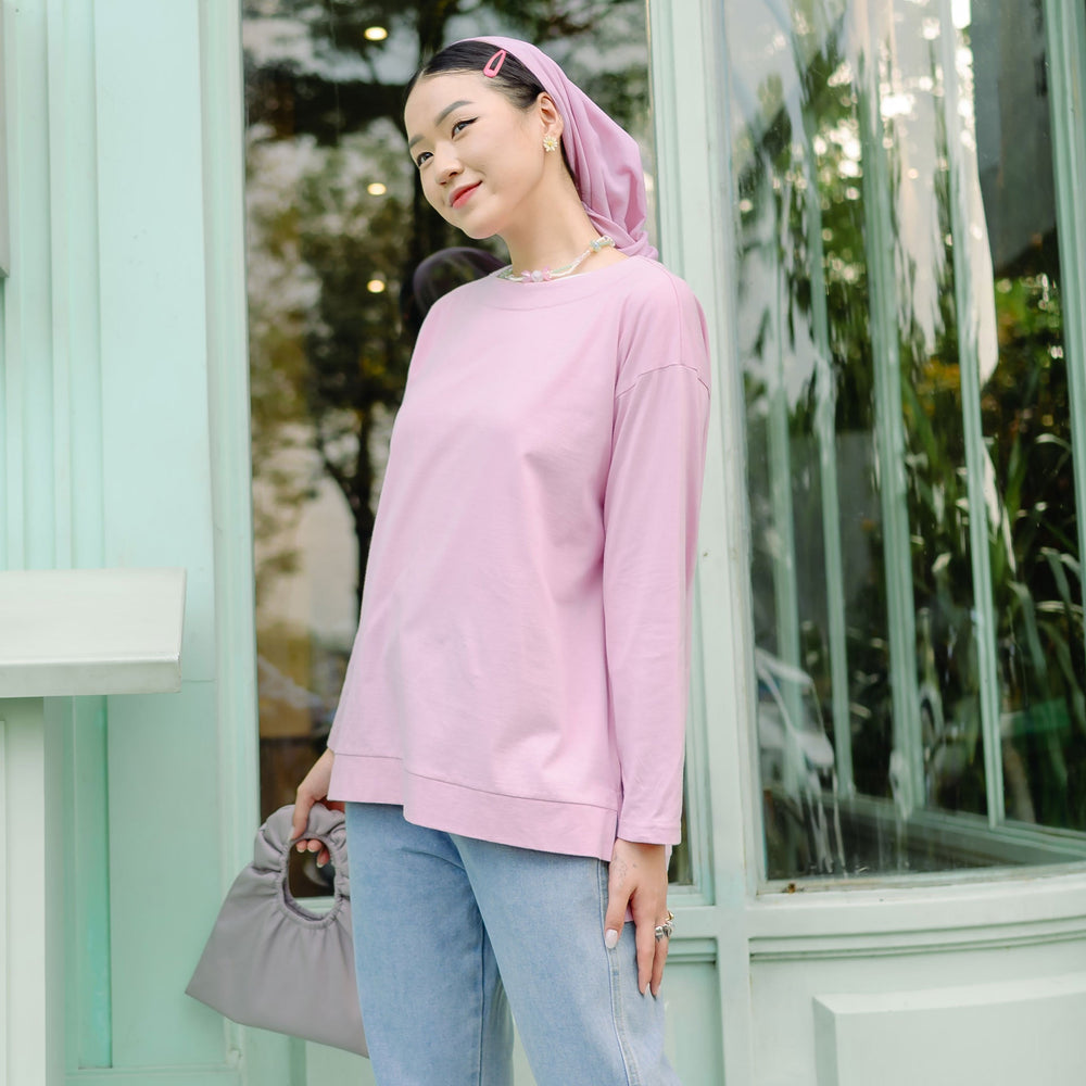 Anaira Dusty Pink Tops | HijabChic