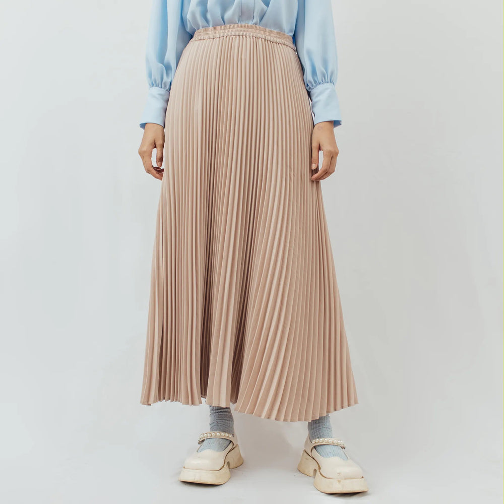
            
                Load image into Gallery viewer, Arieta Beige Skirt | HijabChic
            
        