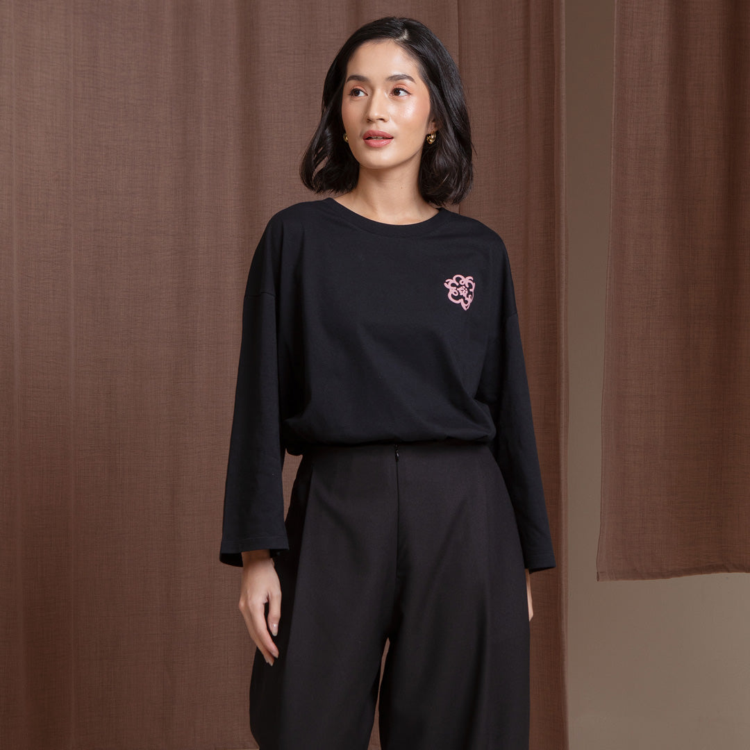 HijabChic Avela Black Top