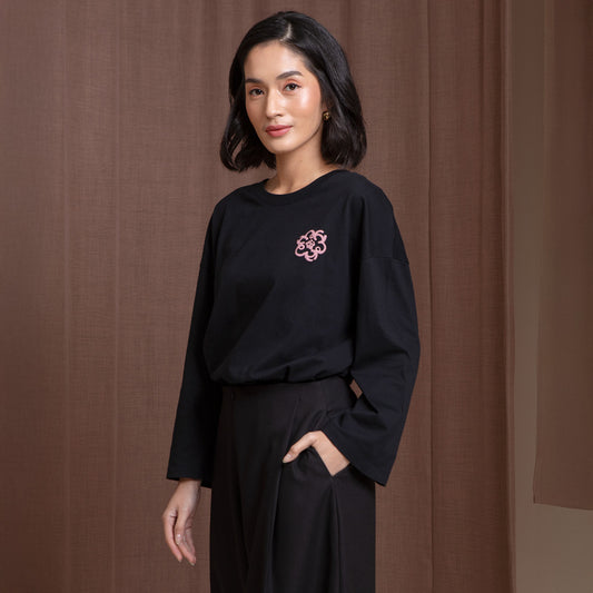 HijabChic Avela Black Top