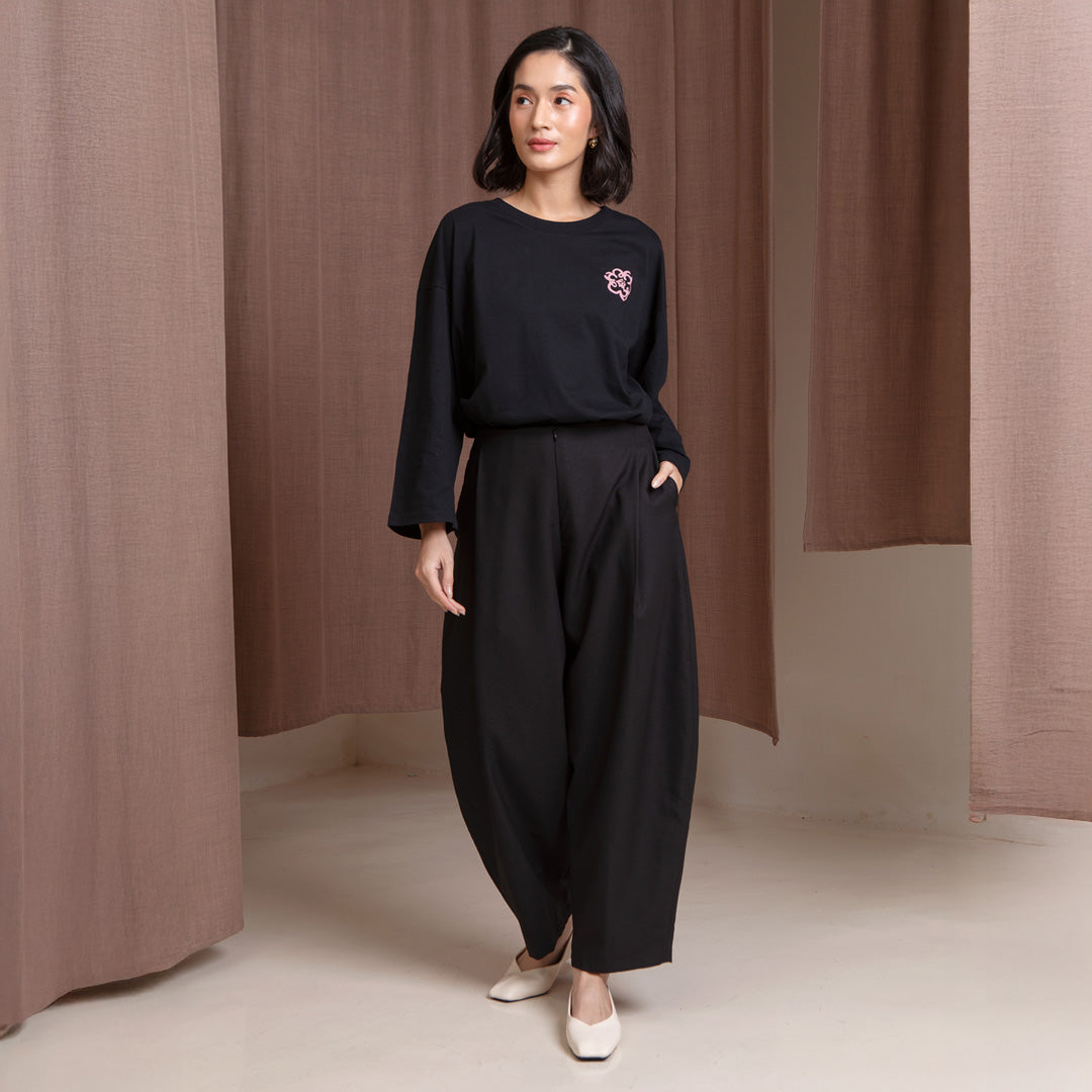 HijabChic Avela Black Top