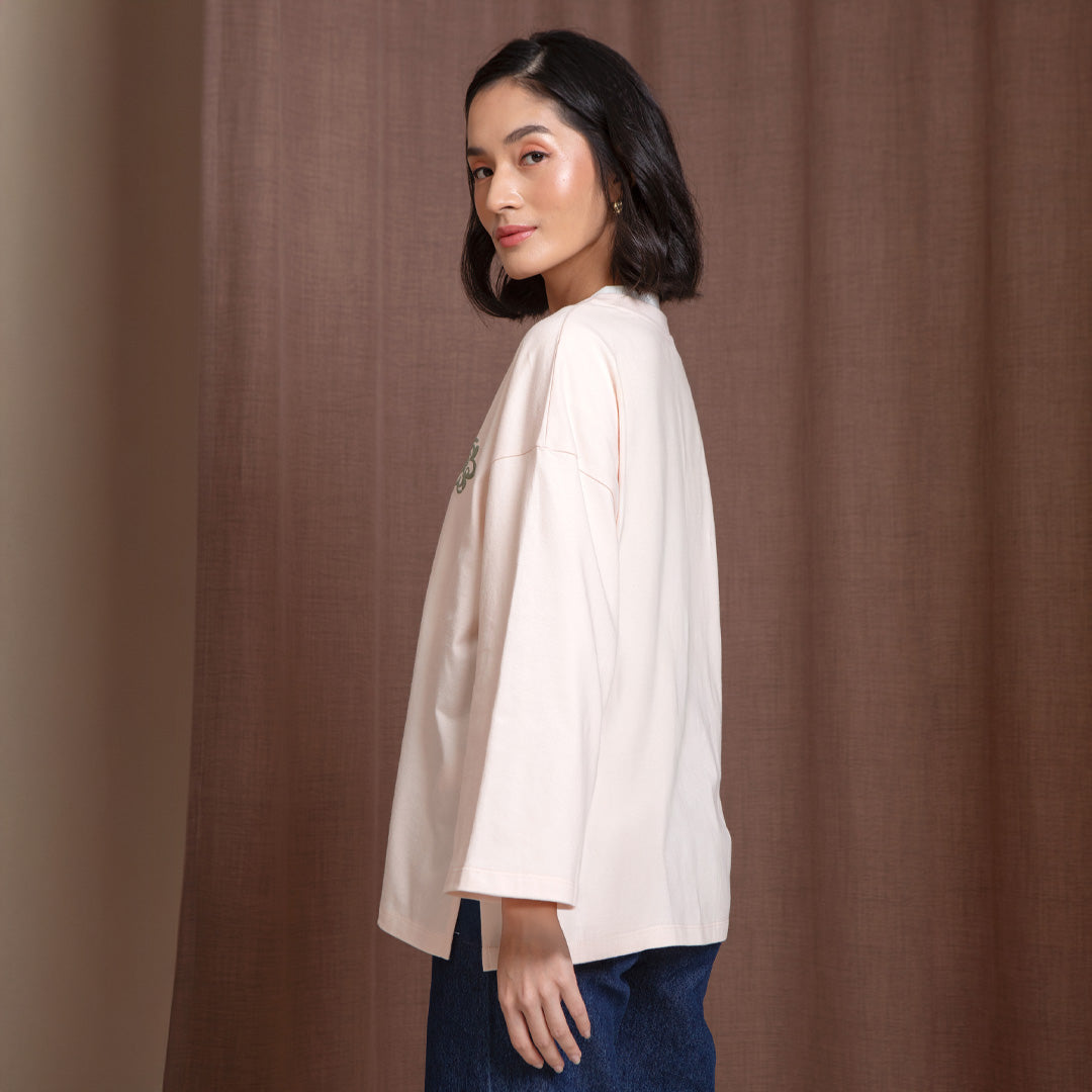 HijabChic Avela Blush Pink Top