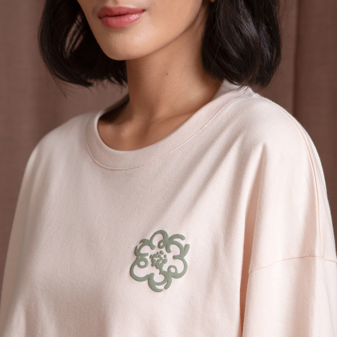 HijabChic Avela Blush Pink Top