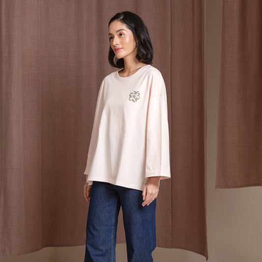 HijabChic Avela Blush Pink Top