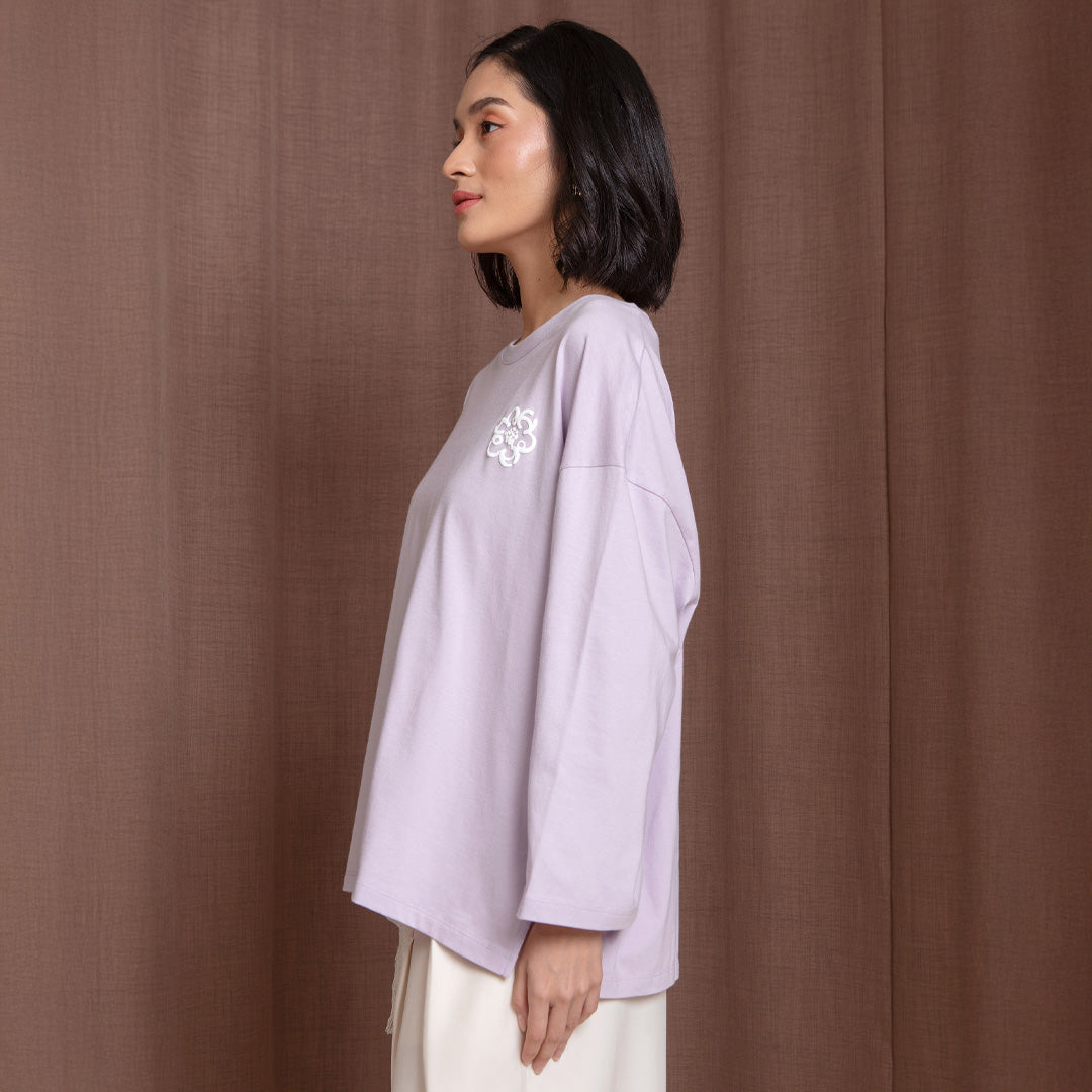 HijabChic Avela Lavender Top