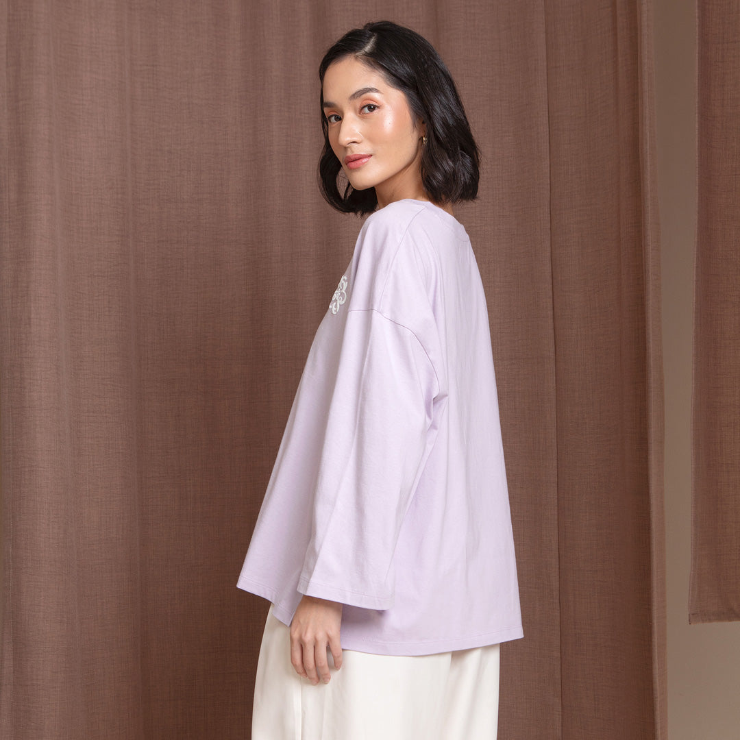 HijabChic Avela Lavender Top