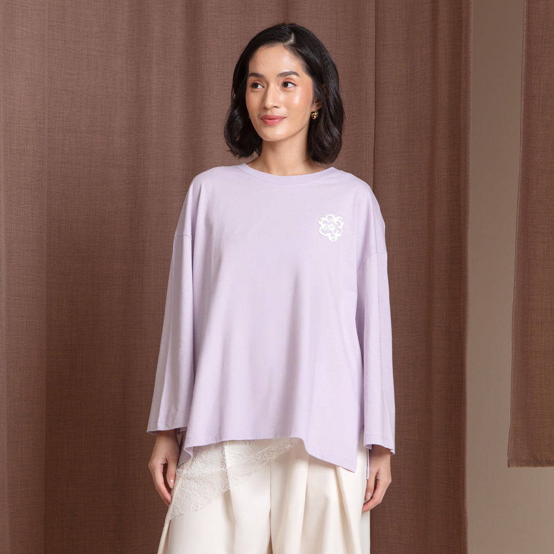 HijabChic Avela Lavender Top