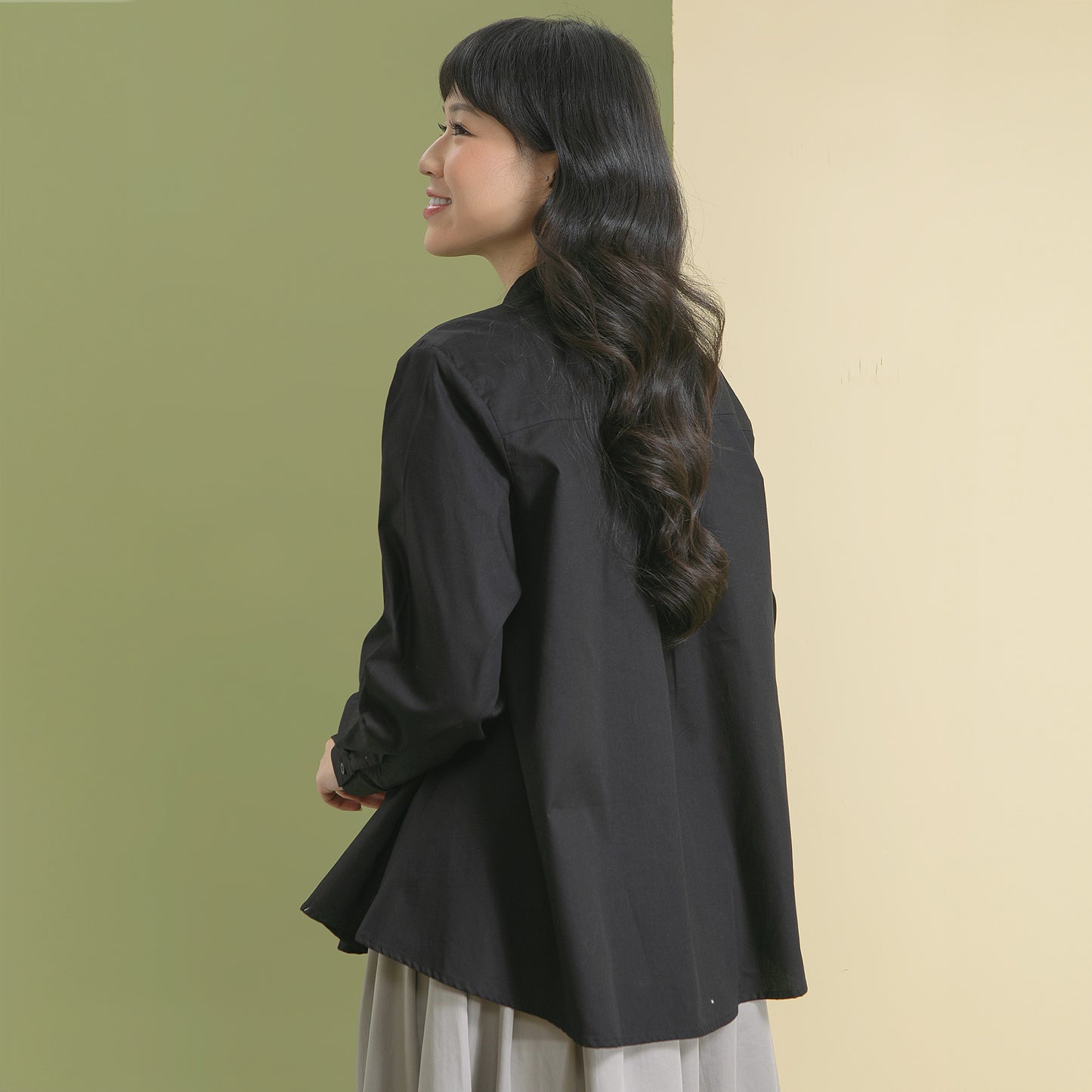 Kanaya Top - Kemeja Basic Katun Polos