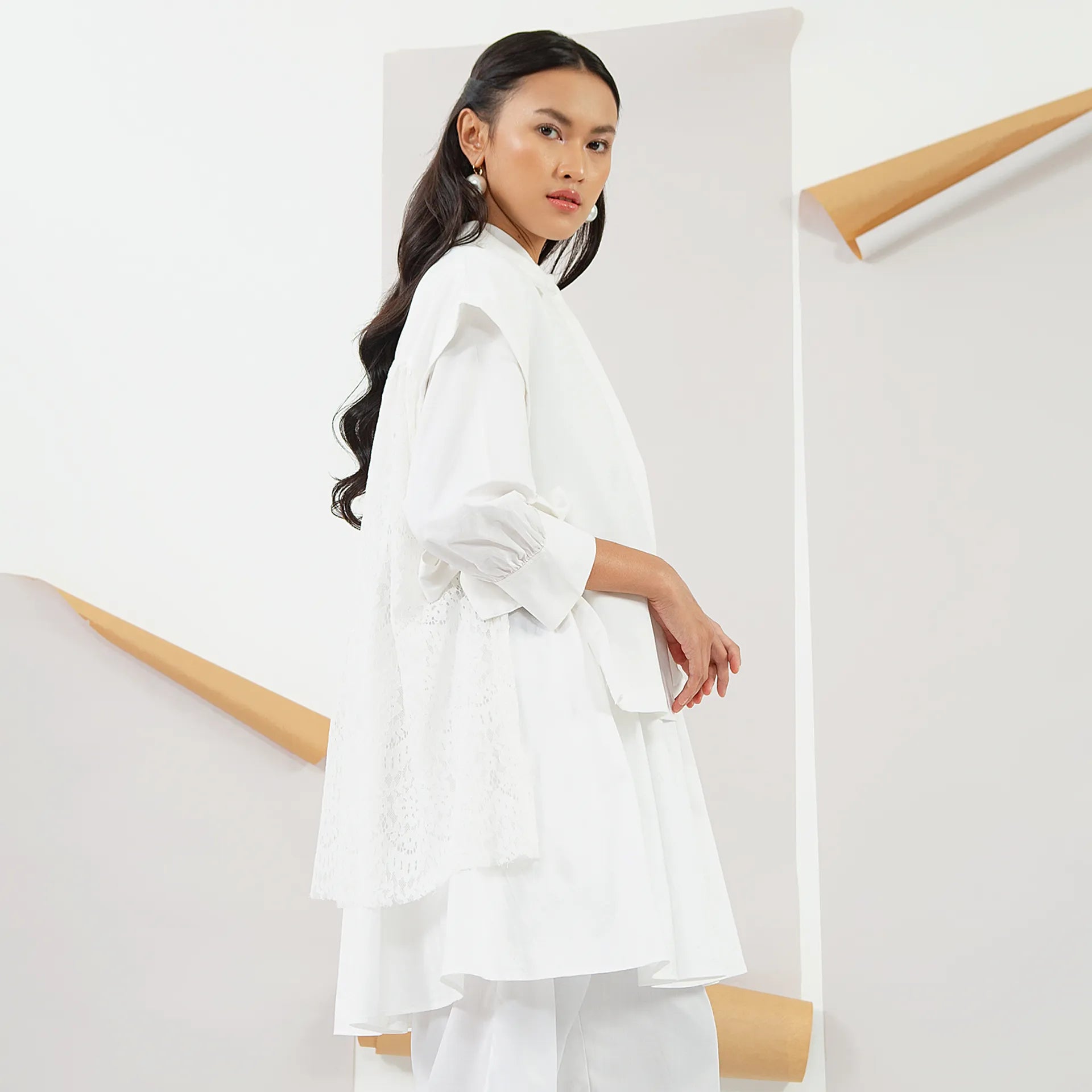 Eidlyn Broken White Outer | HijabChic