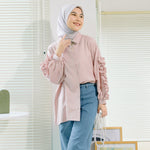Clarie Baby Pink Tops | HijabChic