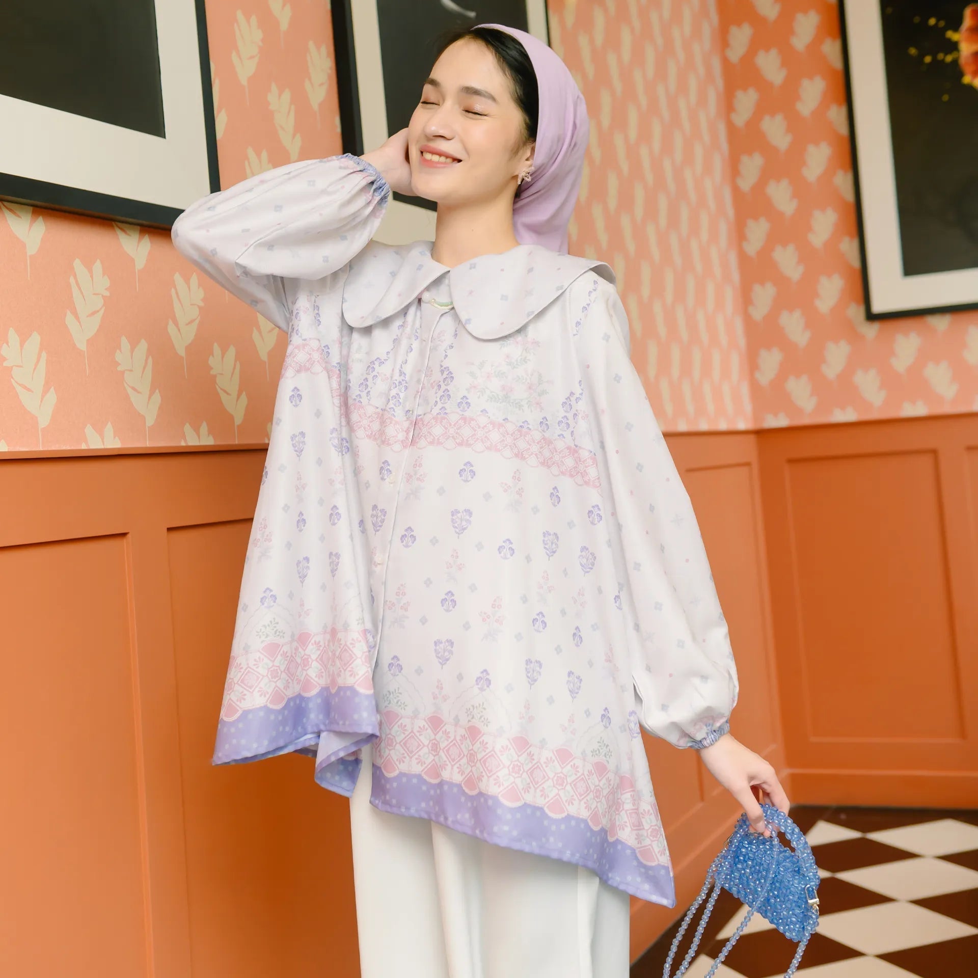 Alea Beige Tops | HijabChic