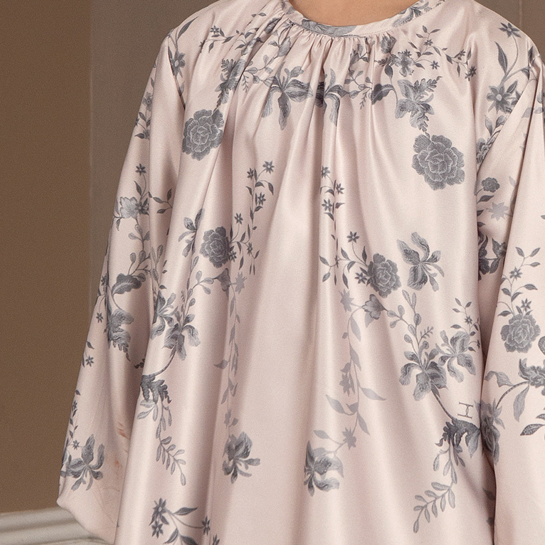 Bella Girl Top Ash Grey