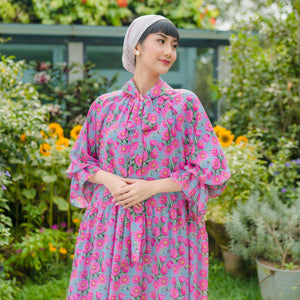 
            
                Load image into Gallery viewer, Blanche Multicolour Tunic | HijabChic
            
        