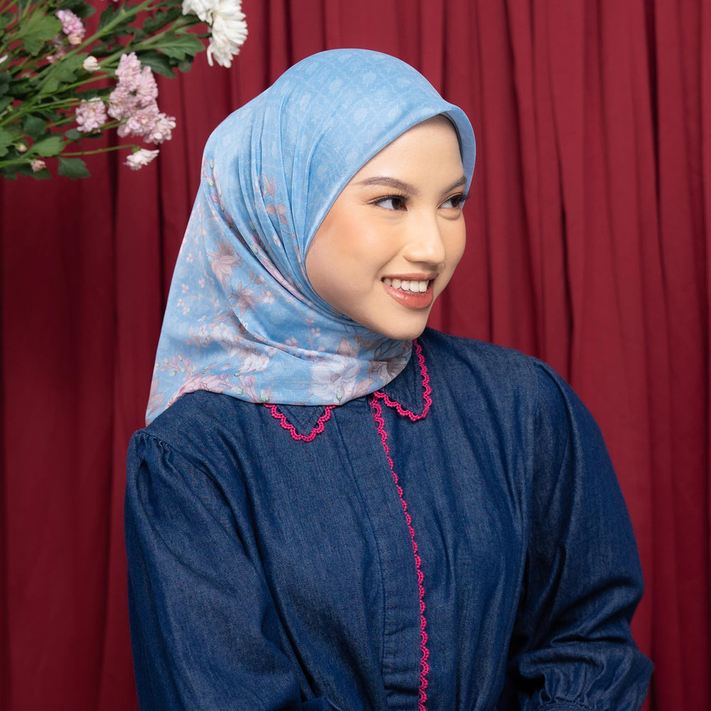 Elicia Blue Scarf | HijabChic