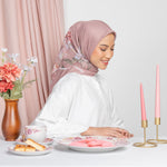 Flourette Bronze Scarf | HijabChic