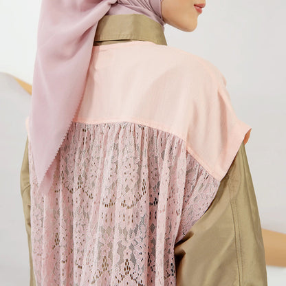 Eidlyn Coral Peach Outer | HijabChic