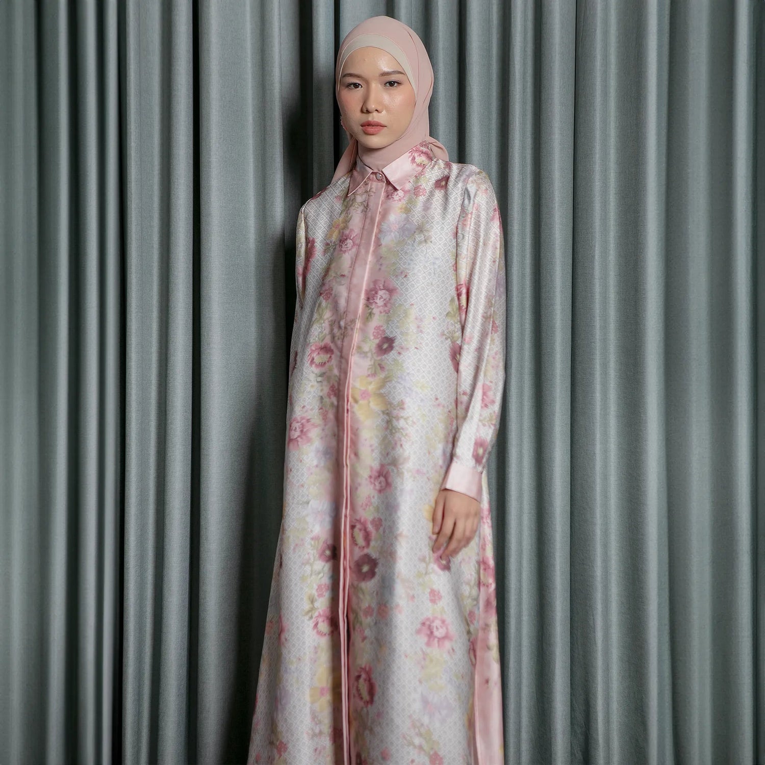 Cora Peach Skin Long Tunic | HijabChic