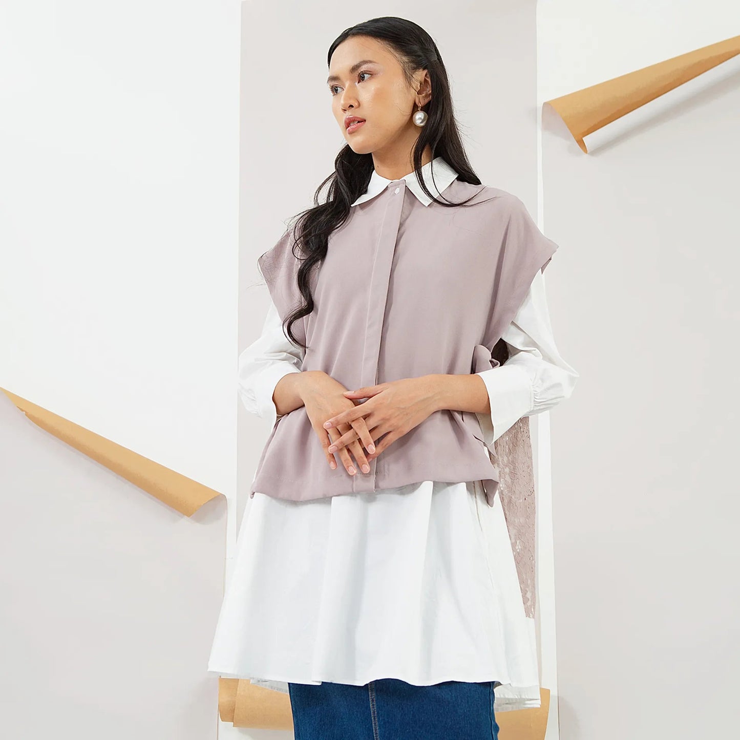 Eidlyn Lavender Outer | HijabChic