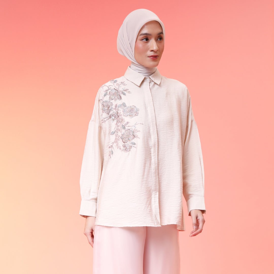 Cyra Sand Beige Top