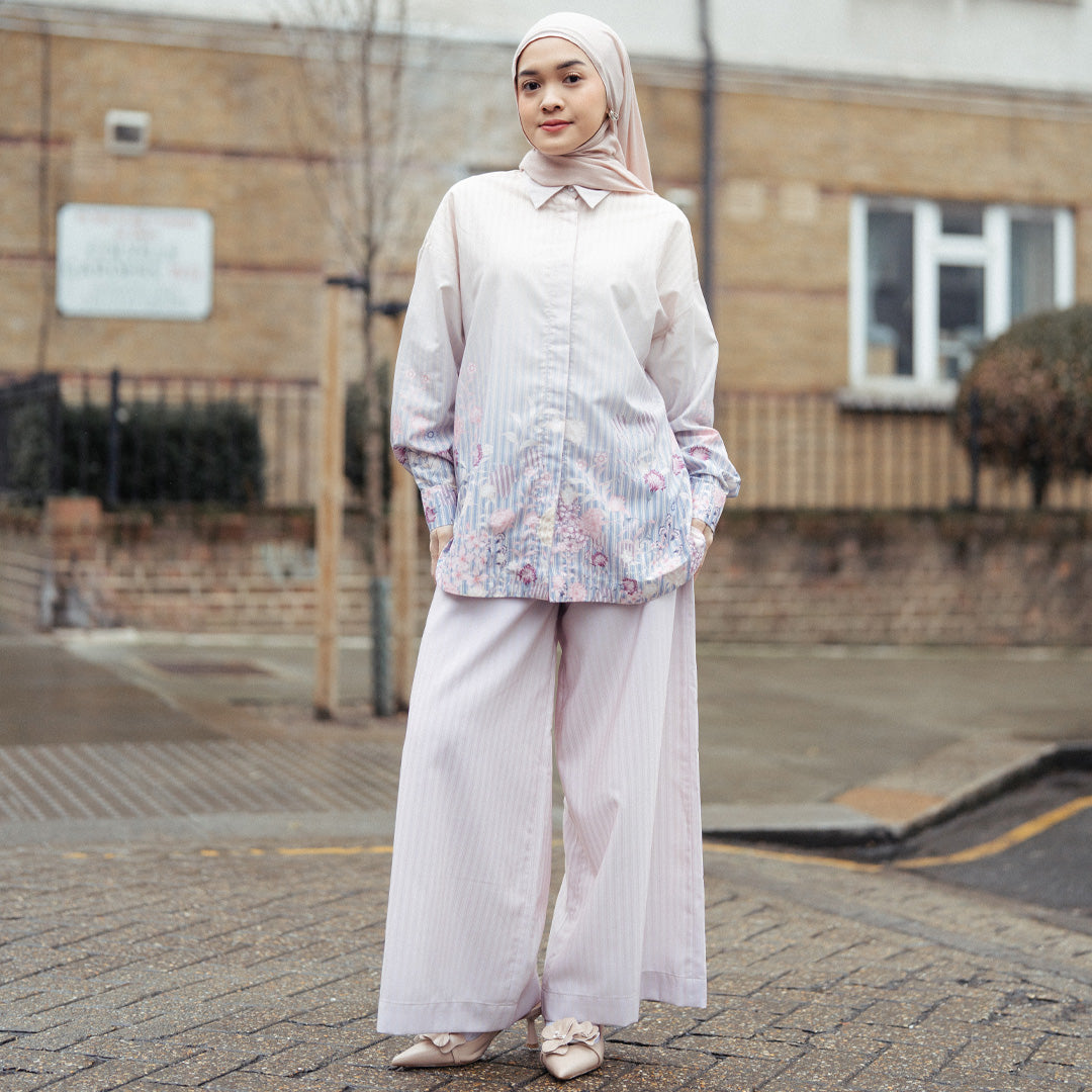 Bundling Coldia top Petal Blush + Calla Pants Petals Blush