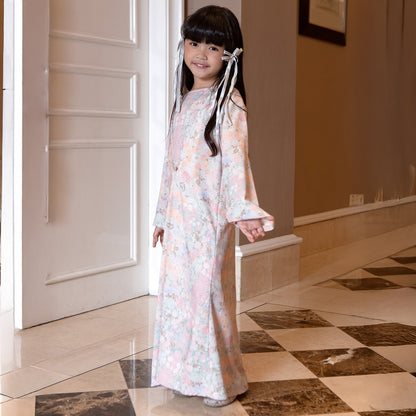 Carla Girl Dress Blush Petal