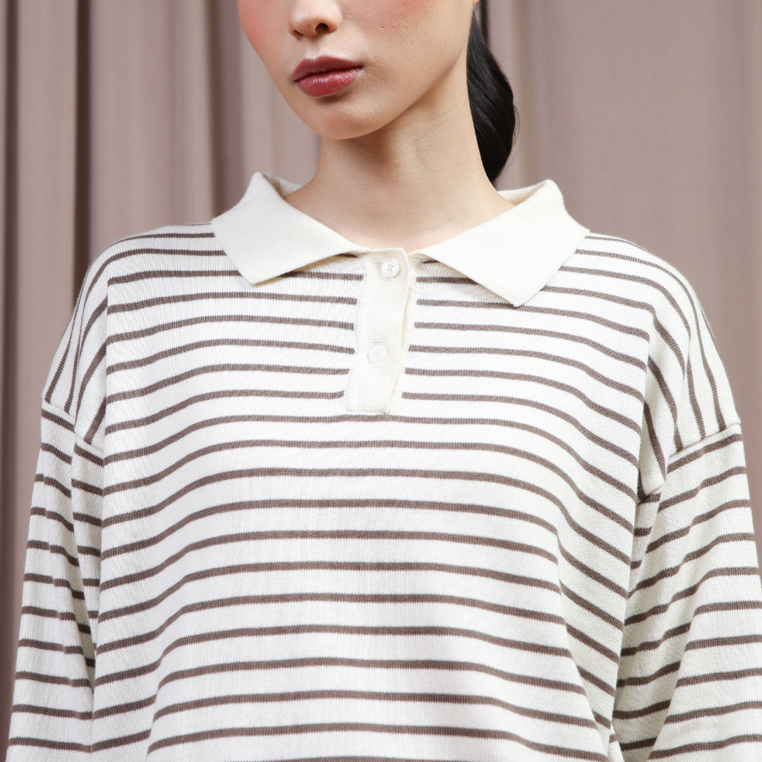 Dalila Top Knitt - Choco