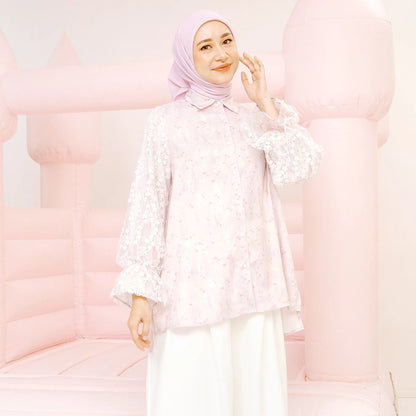 Decca Sage Pink Top | HijabChic