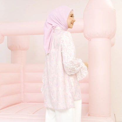 Decca Sage Pink Top | HijabChic