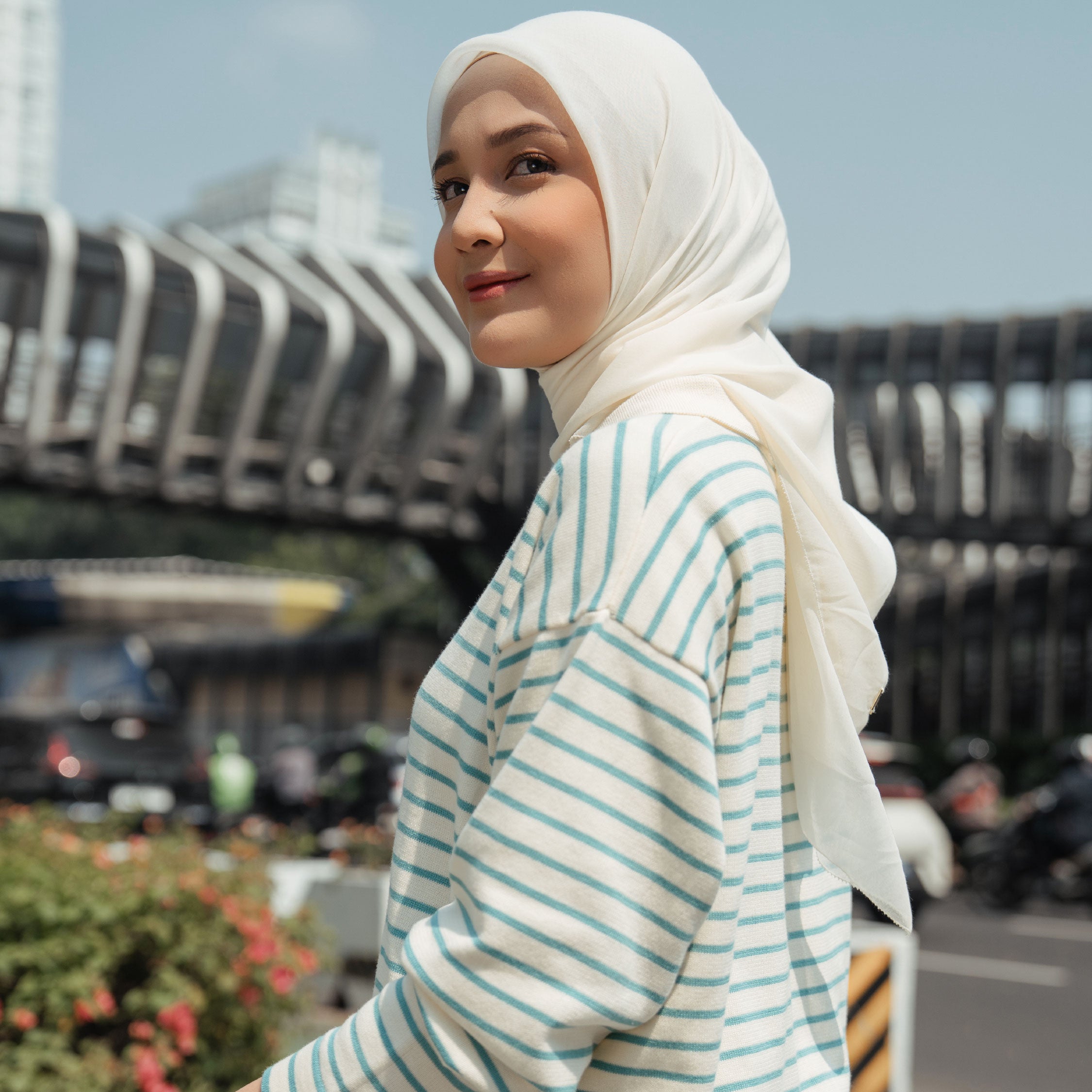 Dalila Top Knitt - Aqua