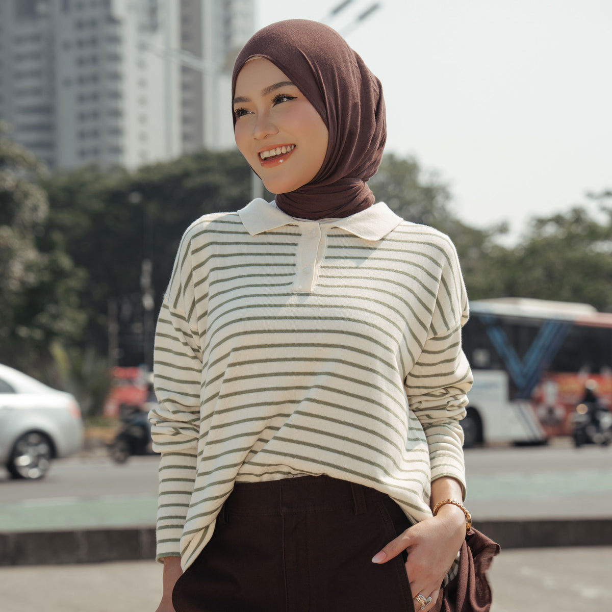 Dalila Top Knitt - Mint
