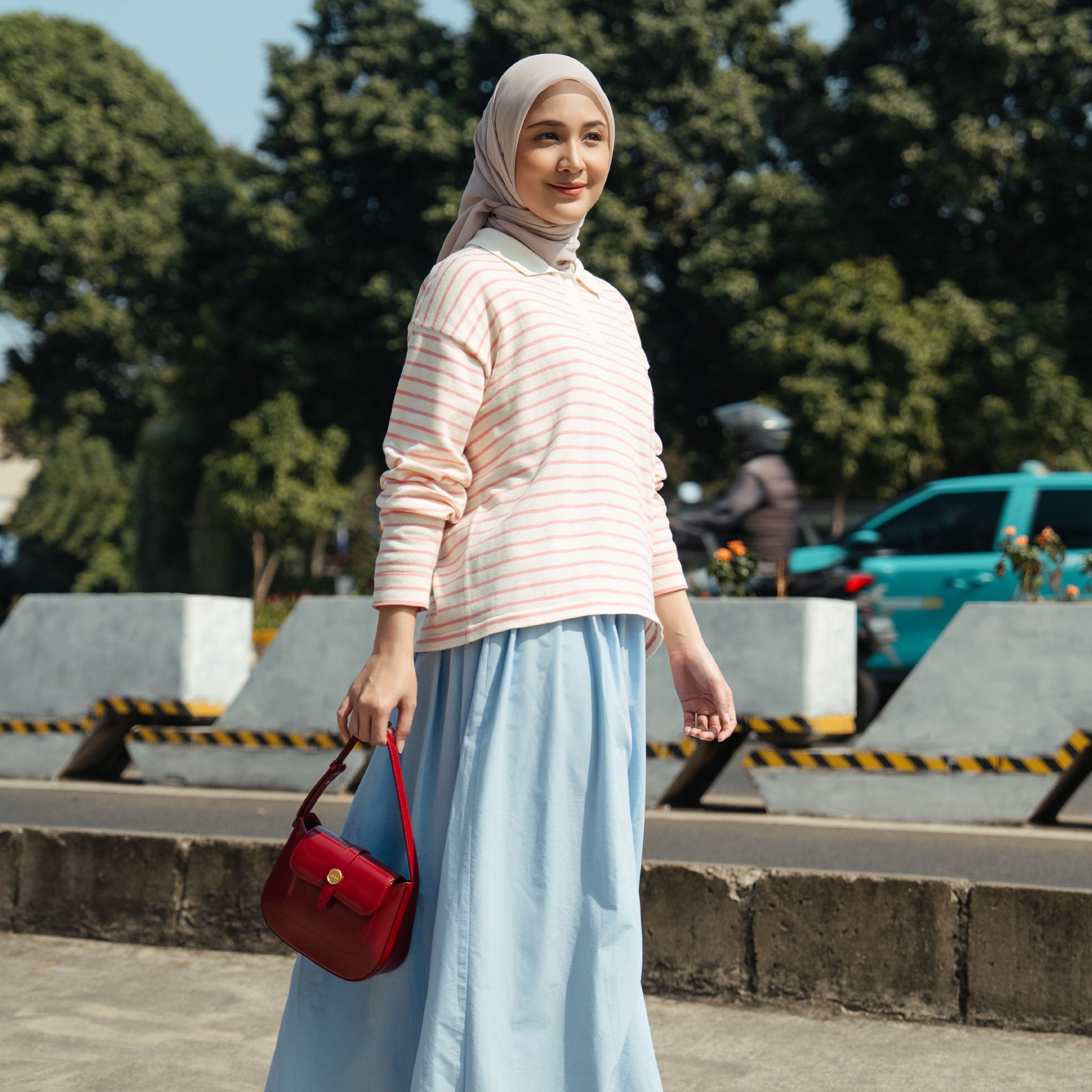 Dalila Top Knitt - Mint Pink