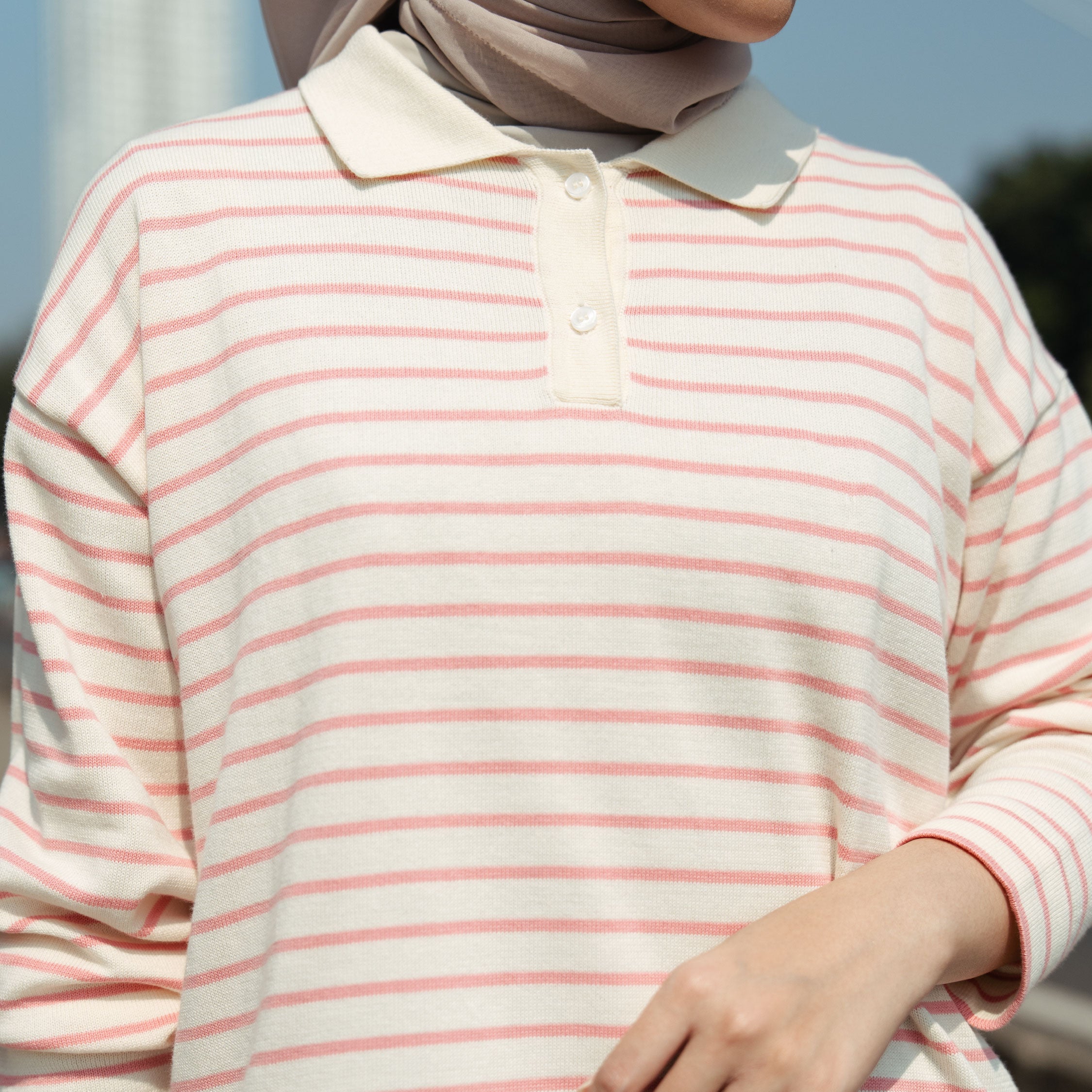 Dalila Top Knitt - Mint Pink