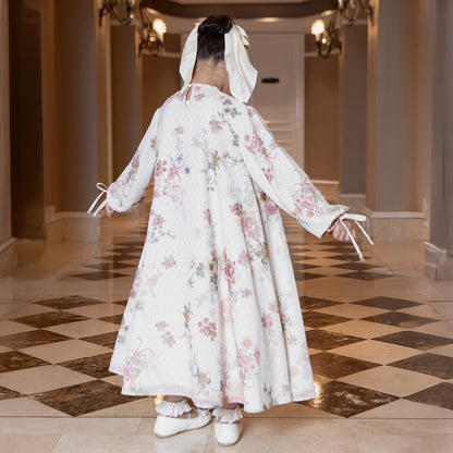 Delia Girl Dress Ivory Blossom