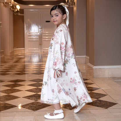 Delia Girl Dress Ivory Blossom