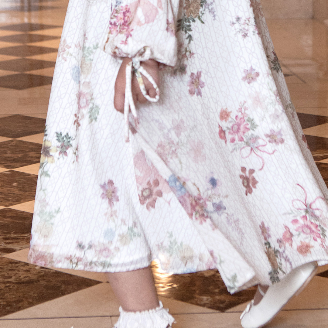 Delia Girl Dress Ivory Blossom