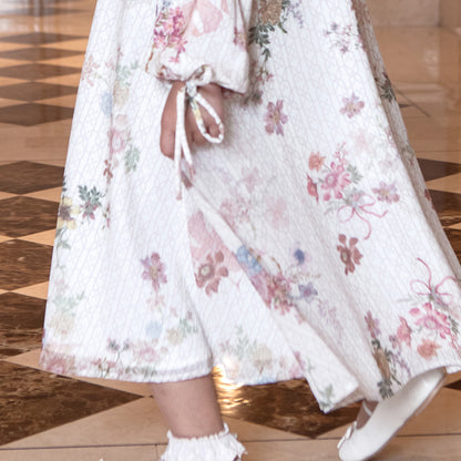 Delia Girl Dress Ivory Blossom