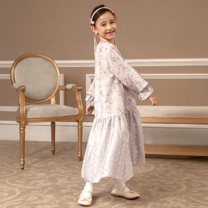 Deline Girl Dress Misty Lilac