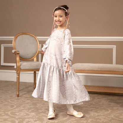 Deline Girl Dress Misty Lilac