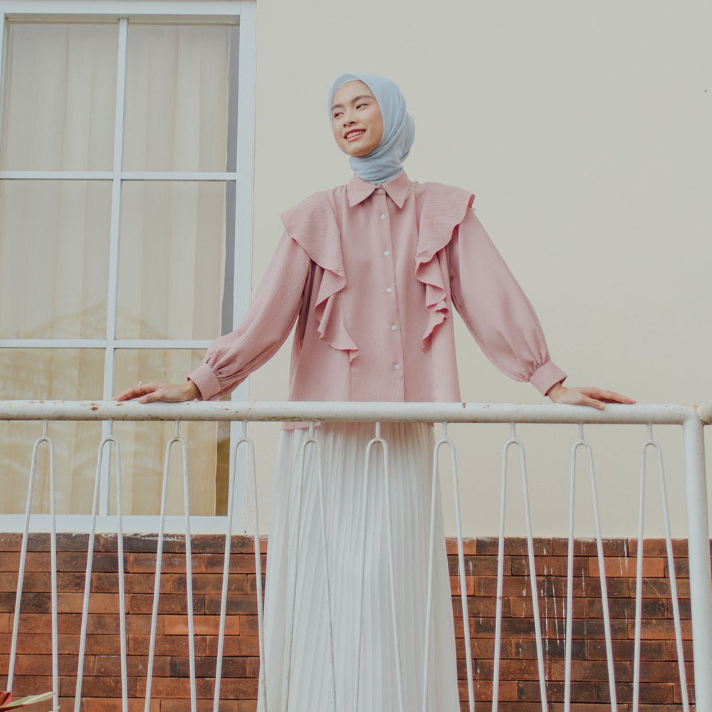 Navisha Dusty Pink Tops | HijabChic