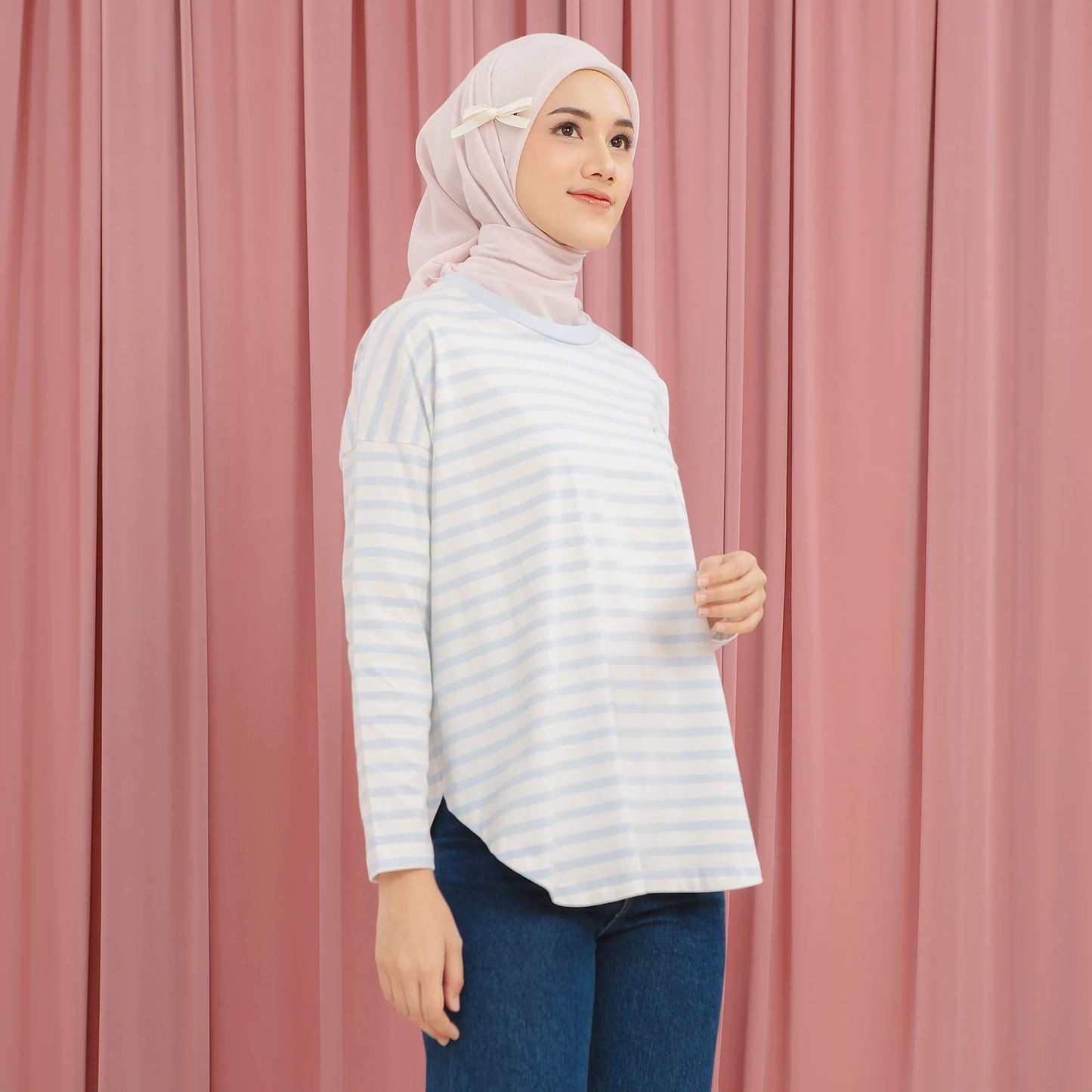 Fahira Dusty Blue Top